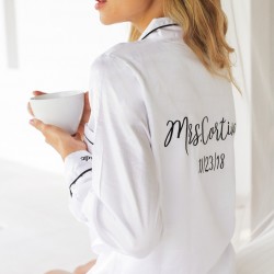 Bridal Pajamas Personalized Bridal PJs | Bride Pajama Set | Bridal Shirt | Bridal Shower Gift | Bridal Gift | Personalized Bridal Gift