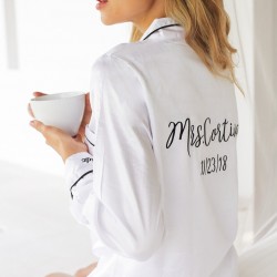 Bridal Pajamas Personalized Bridal PJs | Bridal Pajama Set | Bridal Shirt | Bridal Shower Gift | Bridal Gift | Personalized Bridal Gift